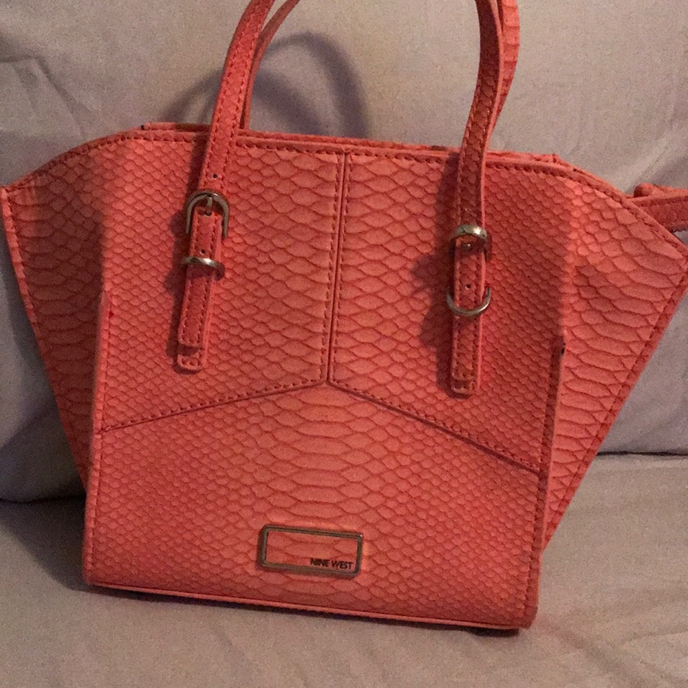 Nine West snake skin handbag